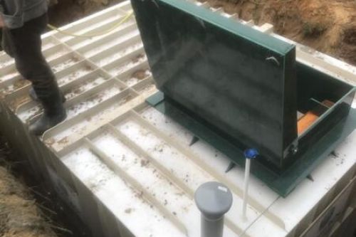 Монтаж Гринлос Погреб ЛС 2500*2000*2000