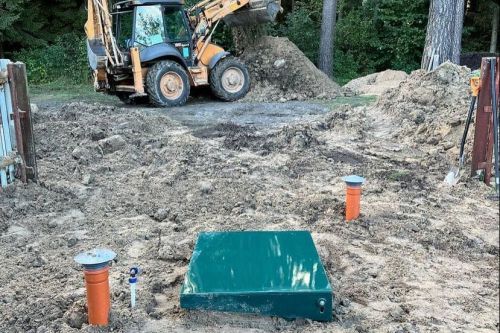 Монтаж ГРИНЛОС Погреб ЛС 1500*1500*2400 со входом через люк