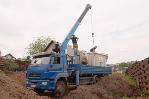 Монтаж ГРИНЛОС Погреб ДТ 3000*2000*2000 со входом через дверь с тамбуром
