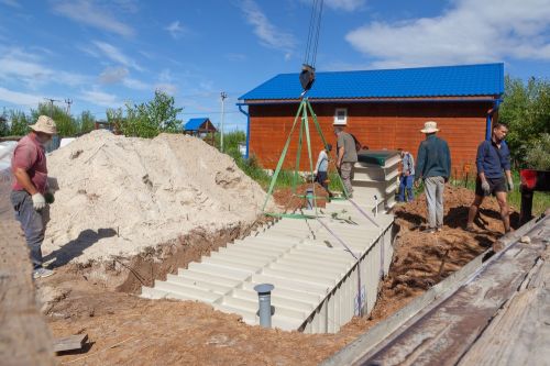 Доставка и установка ГРИНЛОС Погреб ЛКТ 4500*2000*2000 со входом через люк с тамбуром