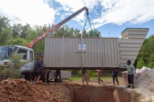 Доставка и установка ГРИНЛОС Погреб ЛКТ 4500*2000*2000 со входом через люк с тамбуром
