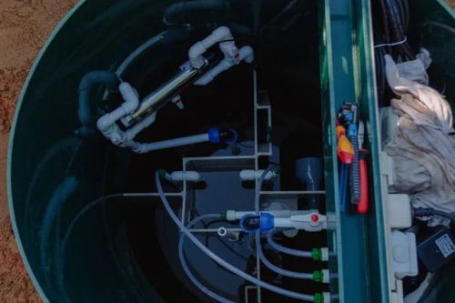 Доставка и монтаж ГРИНЛОС Аэро 3 Пр + дренажный колодец + УФ