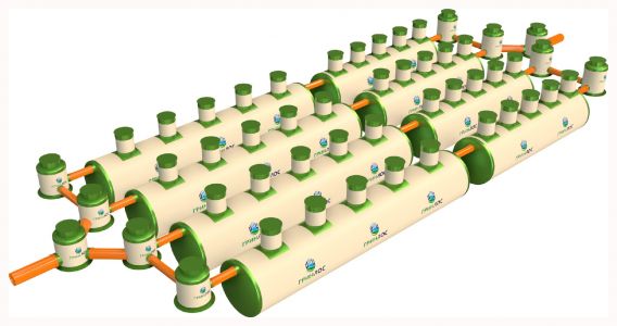 ГРИНЛОС Ливневая канализация 320-2300 стеклопластиковая