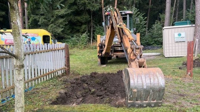 Монтаж ГРИНЛОС Погреб ЛС 1500*1500*2400 со входом через люк