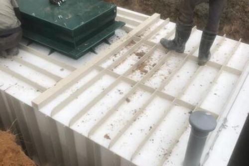 Монтаж Гринлос Погреб ЛС 2500*2000*2000