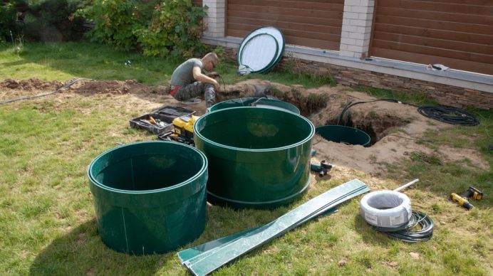 Доставка и установка ГРИНЛОС АЭРО с КНС 5 Пр Лонг + наращивание горловины